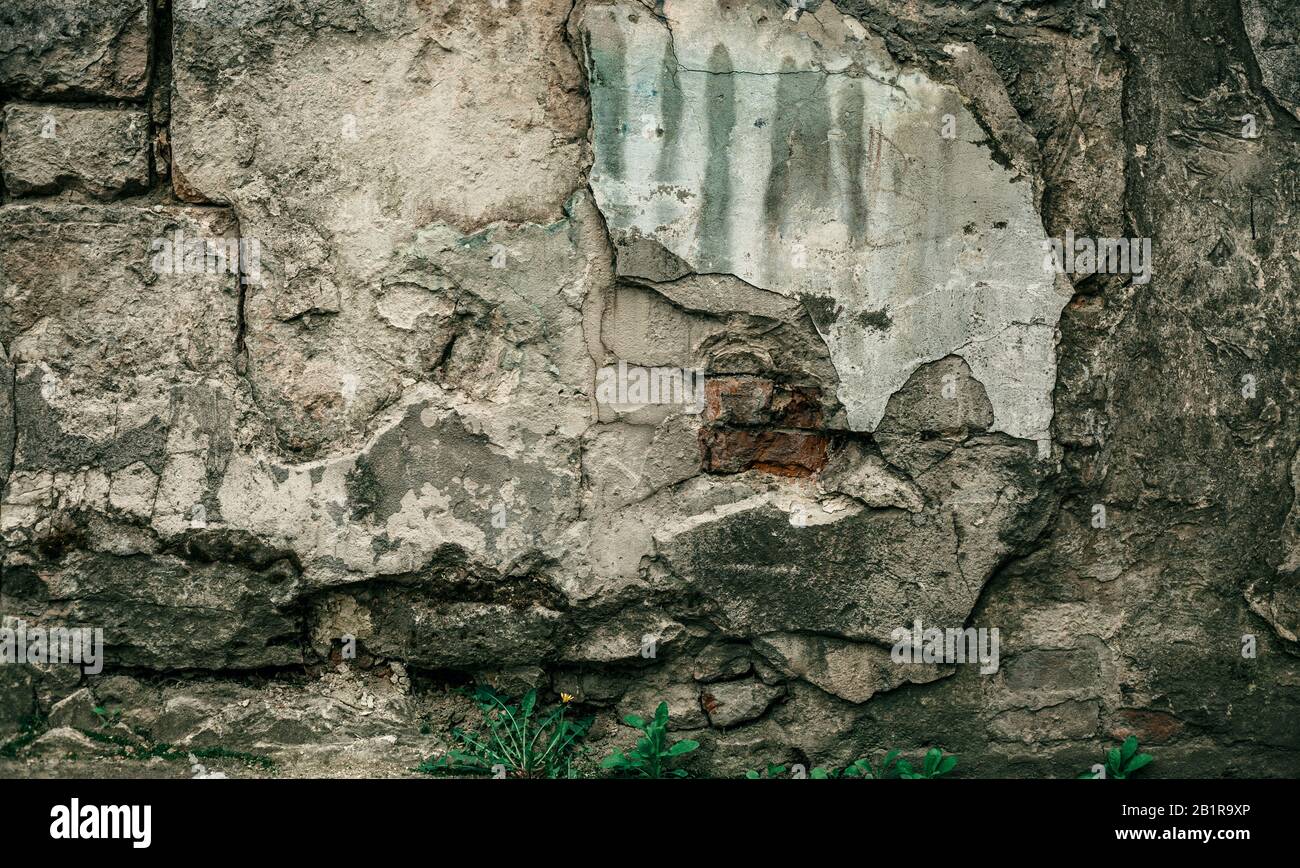 Old stone wall background, brick wall grunge texture close up Stock ...
