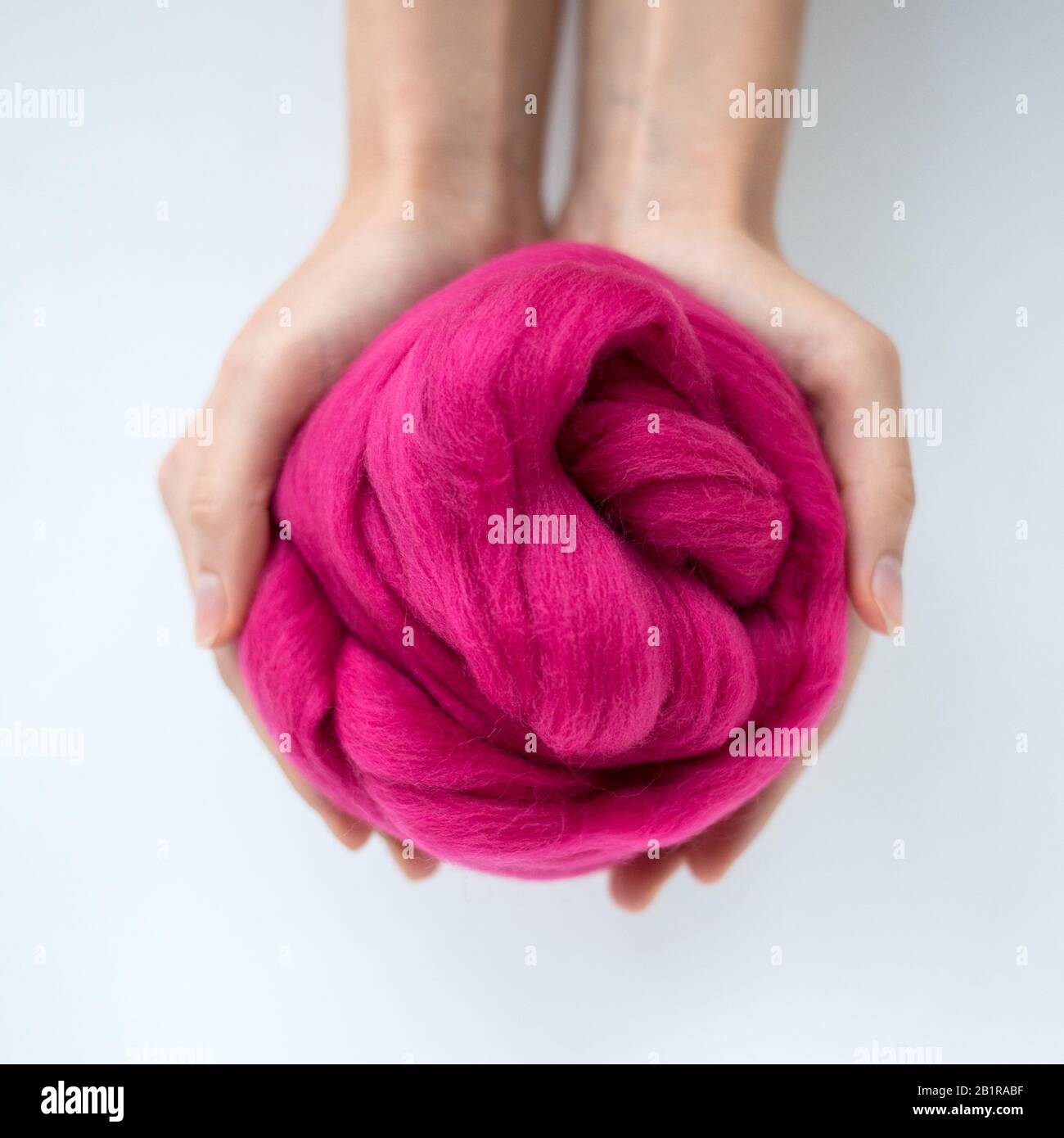 Cotton Wool Balls On Pink Background Stock Photo 509520370