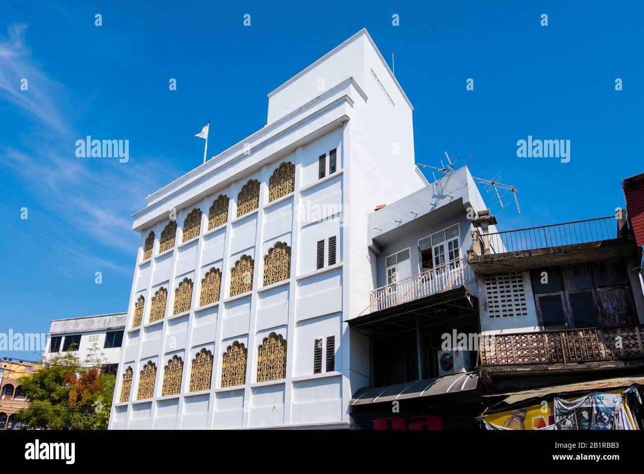 Nemdhari Sikh temple, Chinatown, Chiang Mai, Thailand Stock Photo