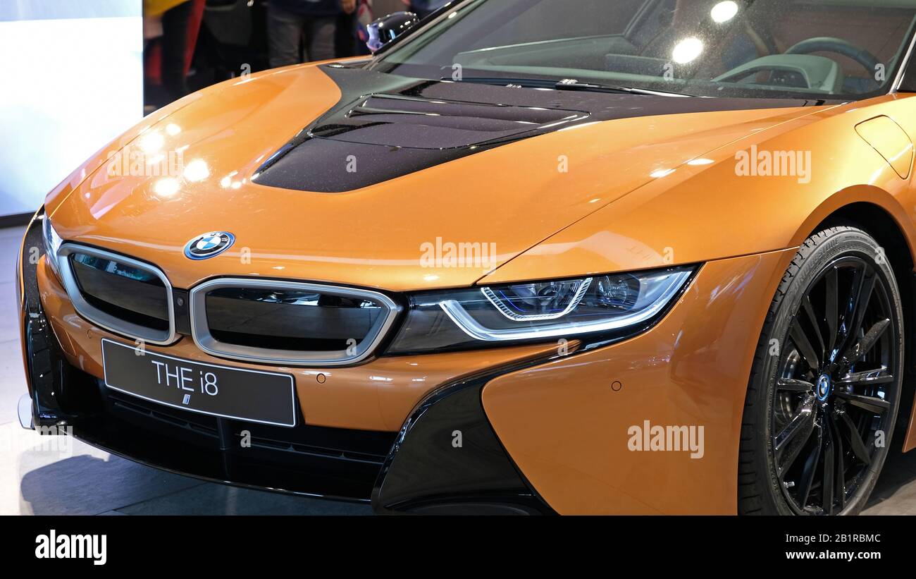 BMW I8, expensive and beautiful Stock Photo
