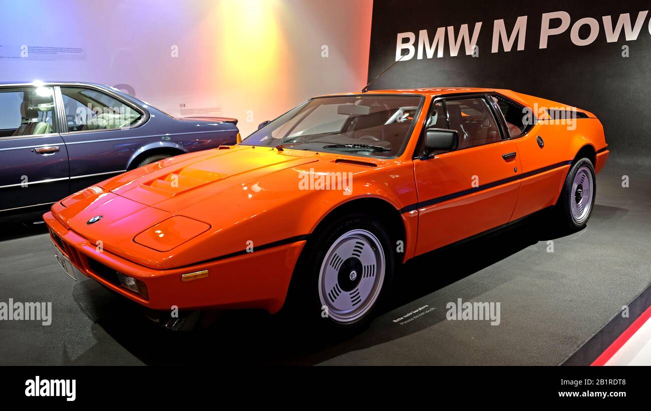 BMW M1 sport car produced from 1978-1981 Stock Photo