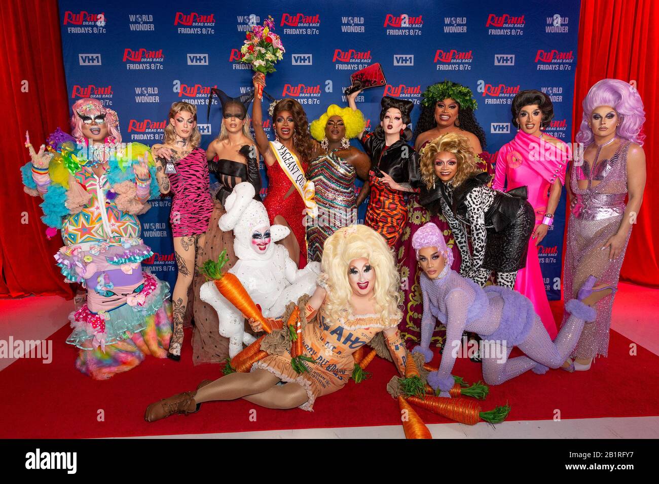New York United States 26th Feb 2020 Drag Queens Attend Rupaul S Drag Race Season 12 Premiere Event At Viacomcbs Trl Studios Photo By Lev Radin Pacific Press Credit Pacific Press Agency Alamy Live