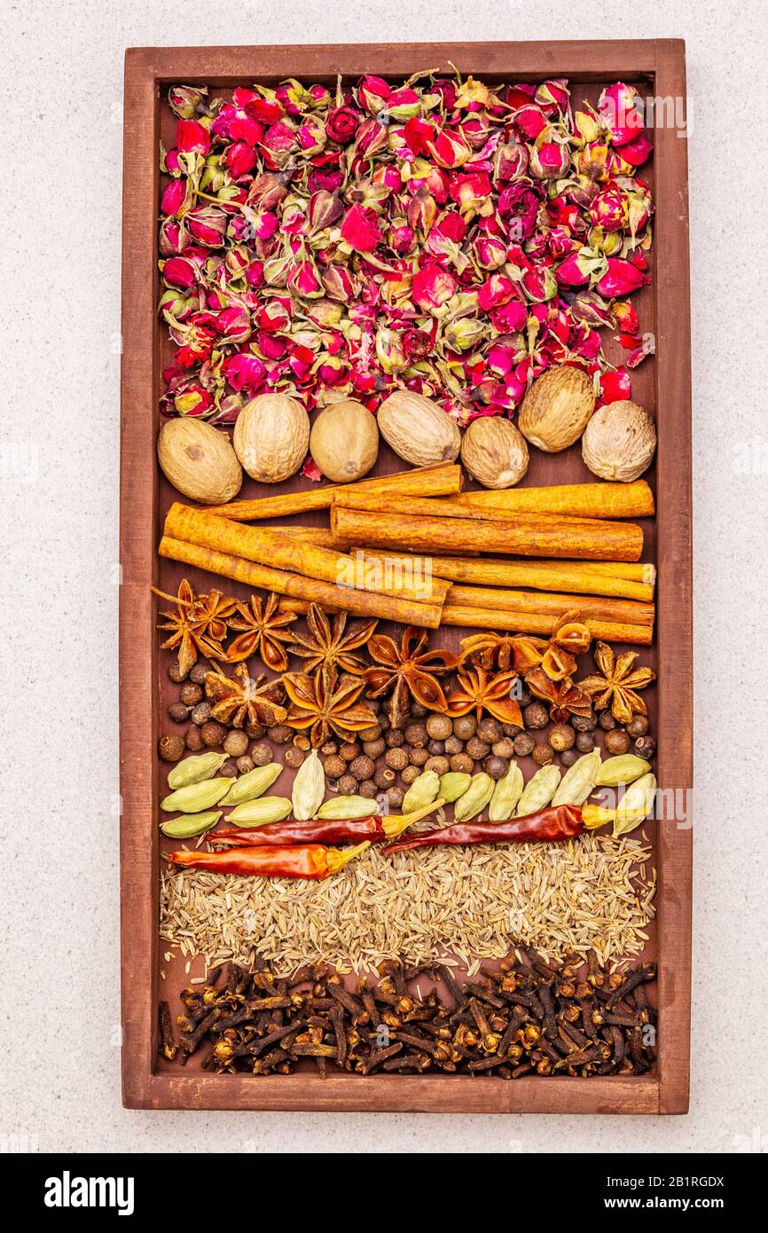 Moroccan spice mix ras el hanout hi-res stock photography and images ...