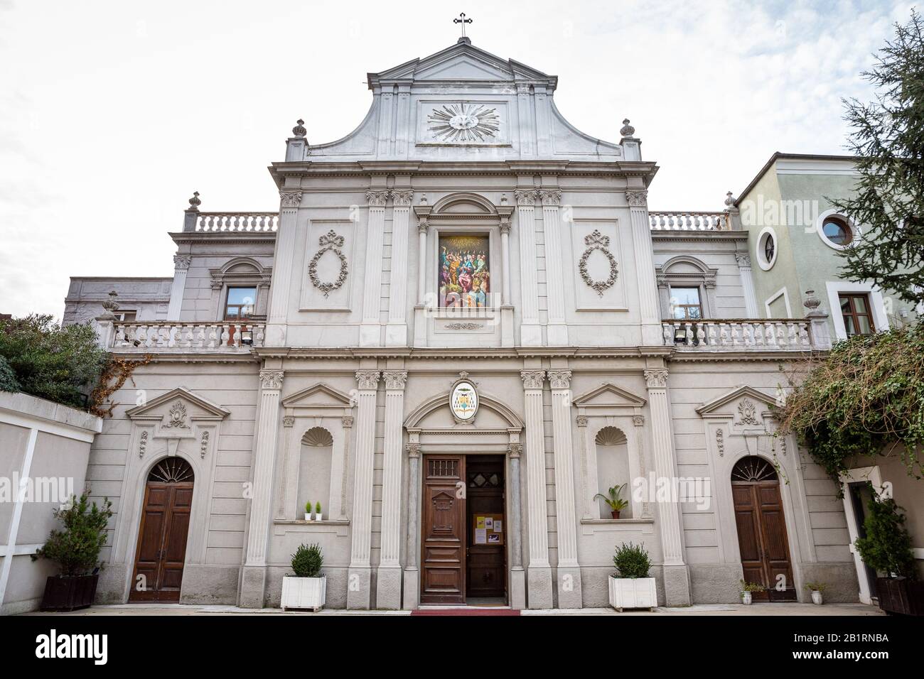 Exterior view of the Holy Spirit Cathedral, also known as the St