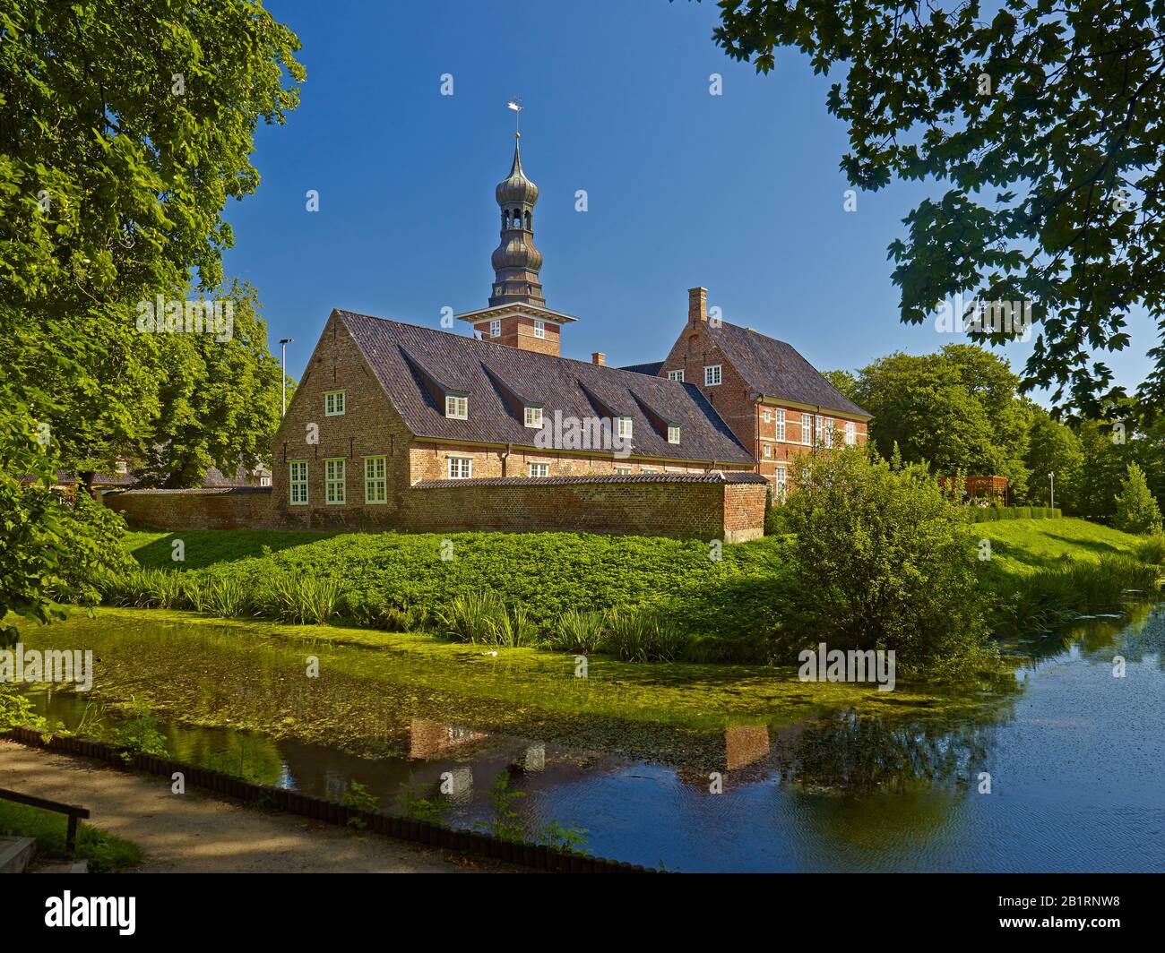 Husum Castle, Nordfriesland District, Schleswig-Holstein, Germany, Stock Photo