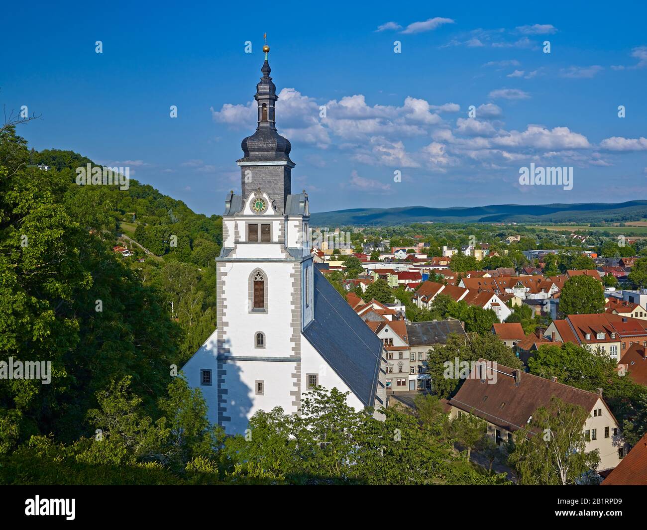 Stadtkirche st andreas in rudolstadt hires stock photography and