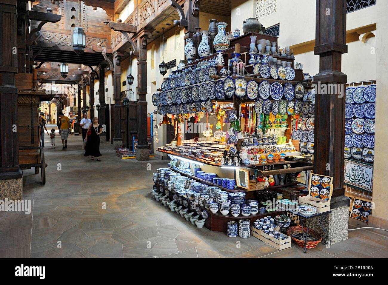 Souvenir shop in SOUK MADINAT, Jumeirah, Dubai, United Arab Emirates