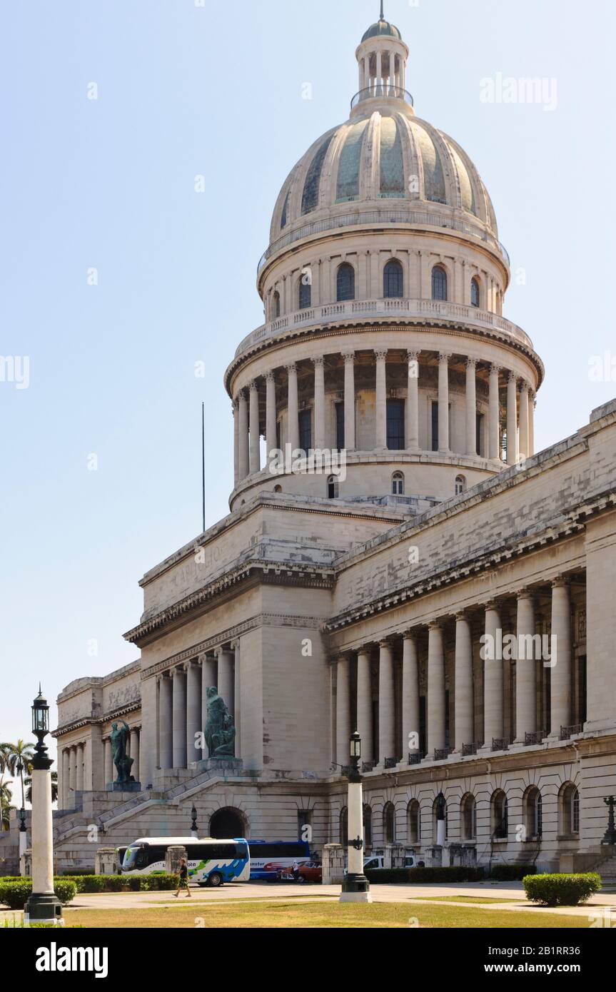 Capitolio Nacional, Havana, Cuba, Caribbean, Stock Photo