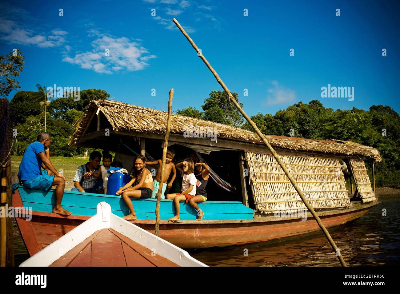 Brazil boat girl hi-res stock photography and images - Alamy