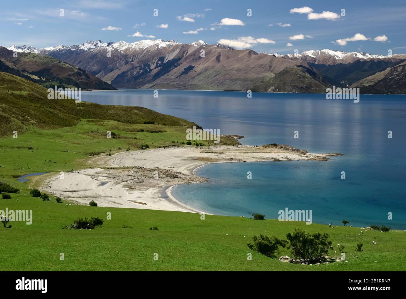 New Zealand Alps, South Island, New Zealand Stock Photo