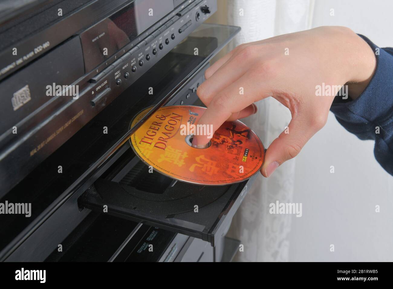 DVD, DVD-Player, Symbolfoto Stock Photo - Alamy