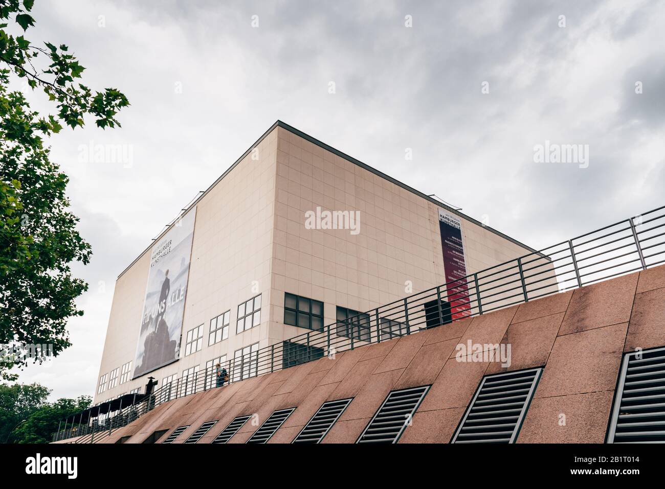 Hamburg, Germany - August 4, 2019: Galerie der Gegenwart (Gallery of Contemporary Art) a modern building in Hamburger Kunsthalle art Museum Stock Photo