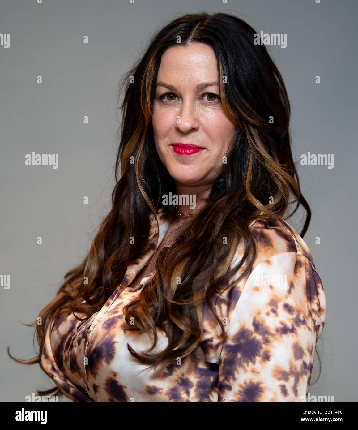 27 February 2020 Bavaria Munich Alanis Morissette Canadian Singer 