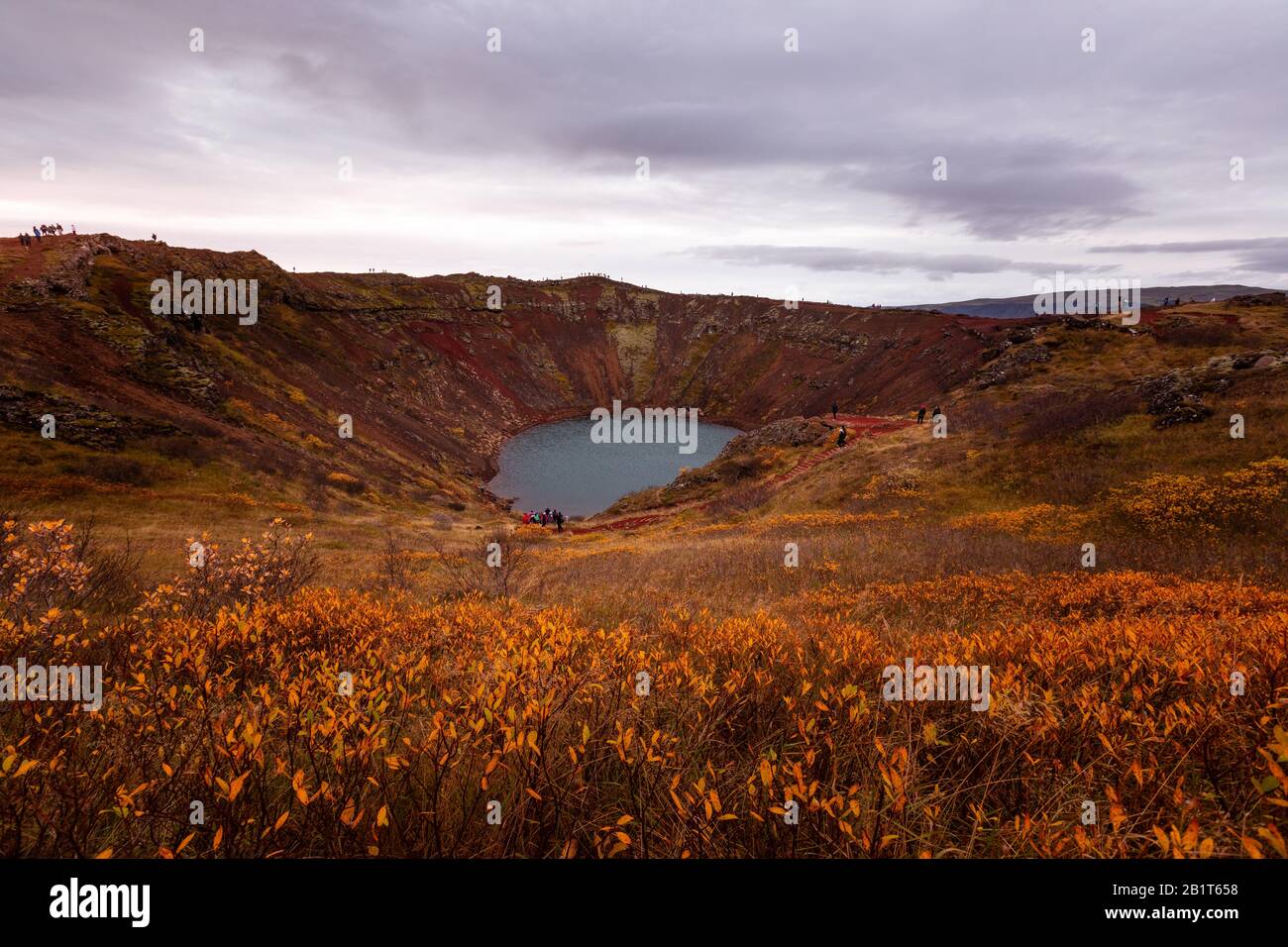 Kerið crater in South Iceland Stock Photo - Alamy