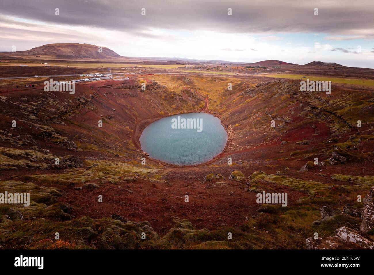 Kerið crater in South Iceland Stock Photo - Alamy