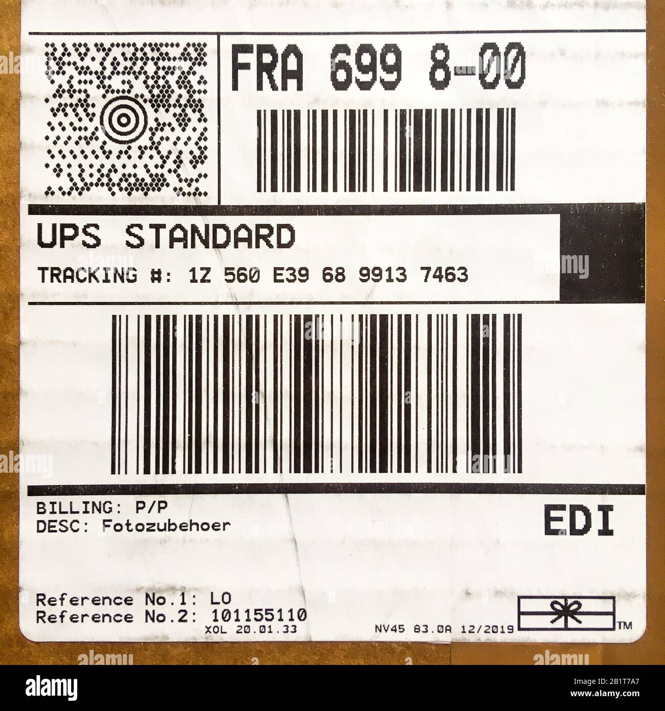 Amazon Prime enveloppe delivered by UPS company, France Stock Photo - Alamy