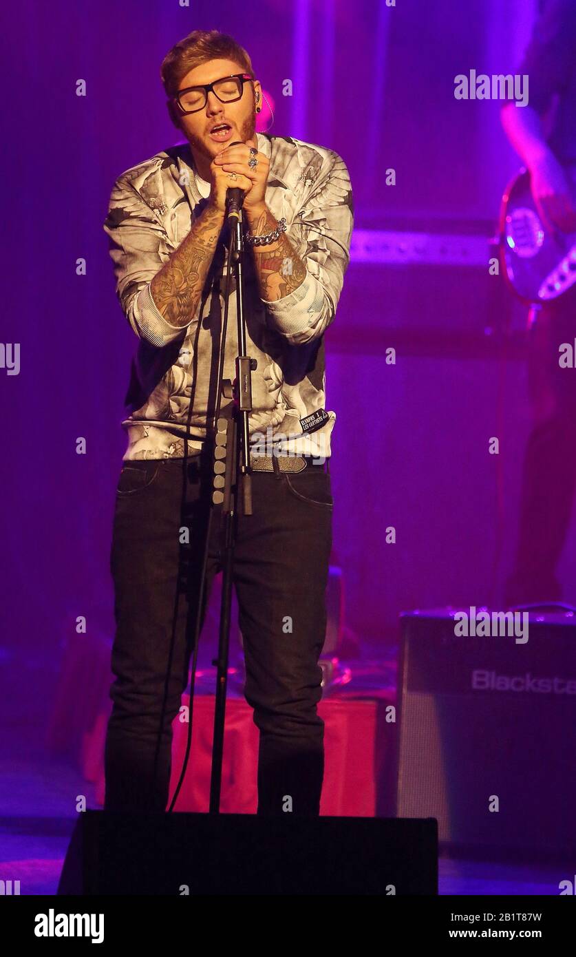 James Arthur performs at Liverpool Echo Arena credit Ian Fairbrother