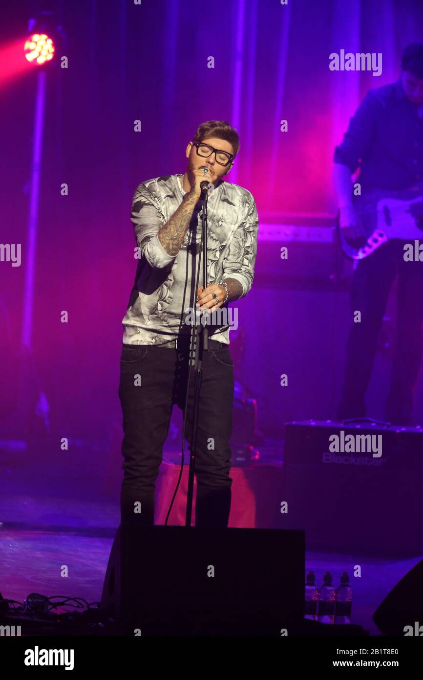 James Arthur performs at Liverpool Echo Arena credit Ian Fairbrother