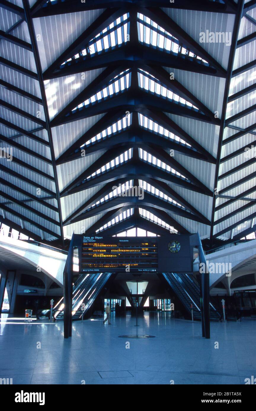 Lyon, St Exupery Airport, TGV Train Terminal, Auvergne Rhone Alpes