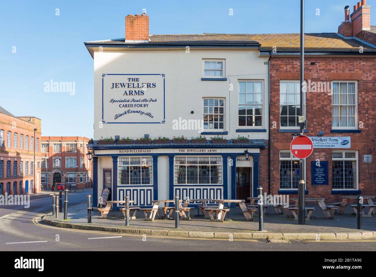 The Jewellers Arms traditional pub in Birmingham's Jewellery Quarter, Hockley, Birmingham, West