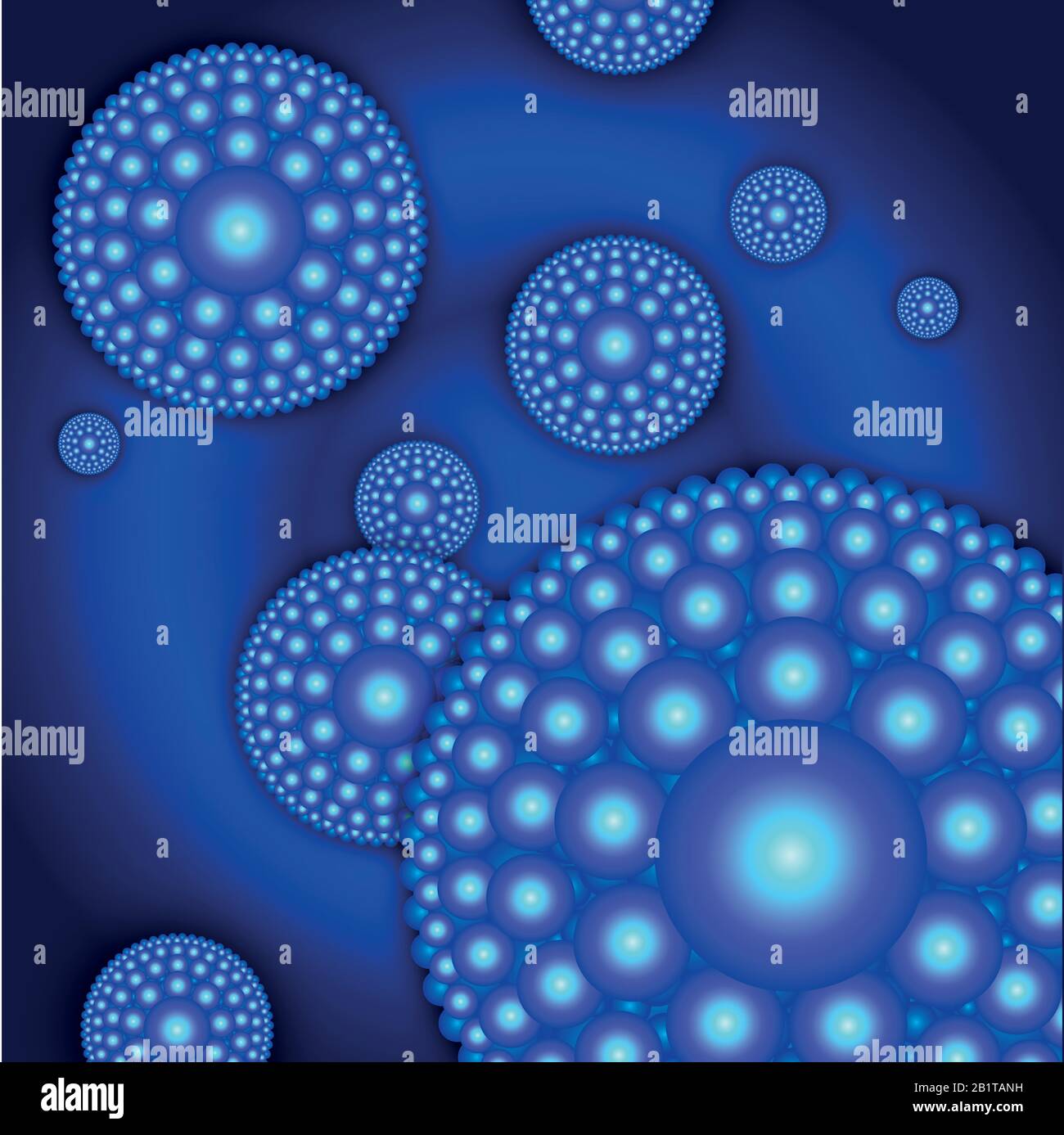 Virus graphic illustration, vector design Stock Vector