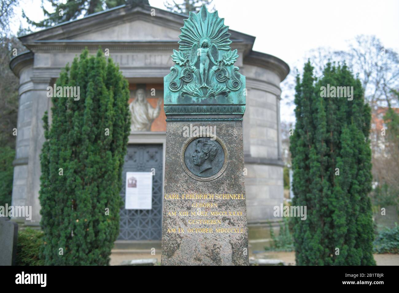 Grab Karl Friedrich Schinkel, Dorotheenstädtischer Friedhof, Chausseestraße, Mitte, Berlin, Deutschland Stock Photo