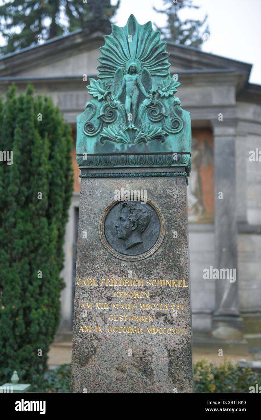 Grab Karl Friedrich Schinkel, Dorotheenstädtischer Friedhof, Chausseestraße, Mitte, Berlin, Deutschland Stock Photo