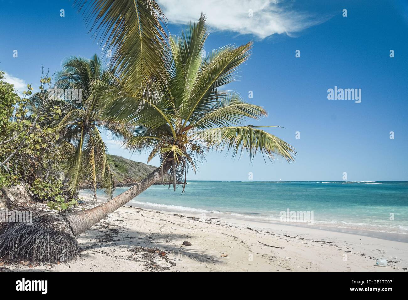 Flamenco Beach on Culebra Island, Puerto Rico Stock Photo