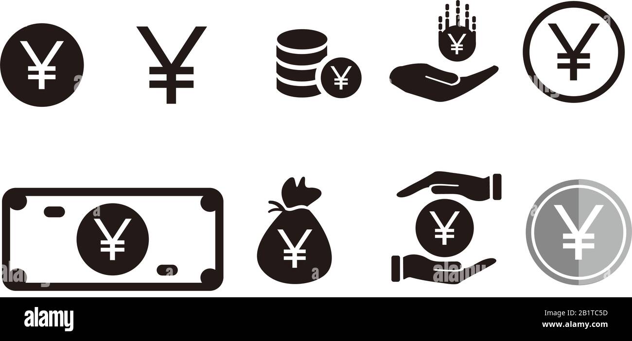 Yen Sign Icon, Yen vector illustration for graphic and web design Stock ...