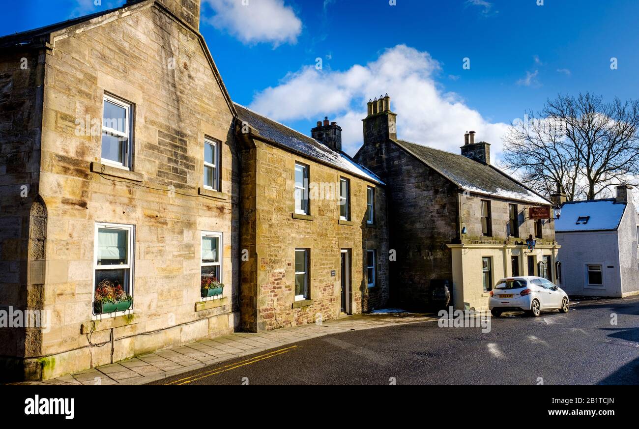 The Main Street in the village of West Linton in the Scottish Borders, 16 miles south of