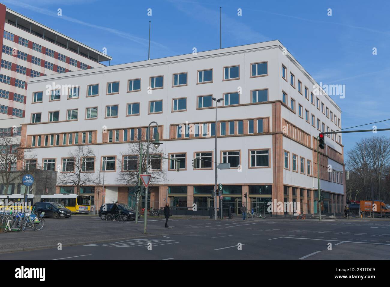 Deutschlandhaus, Stresemannstrasse, Kreuzberg, Berlin, Deutschland Stock Photo