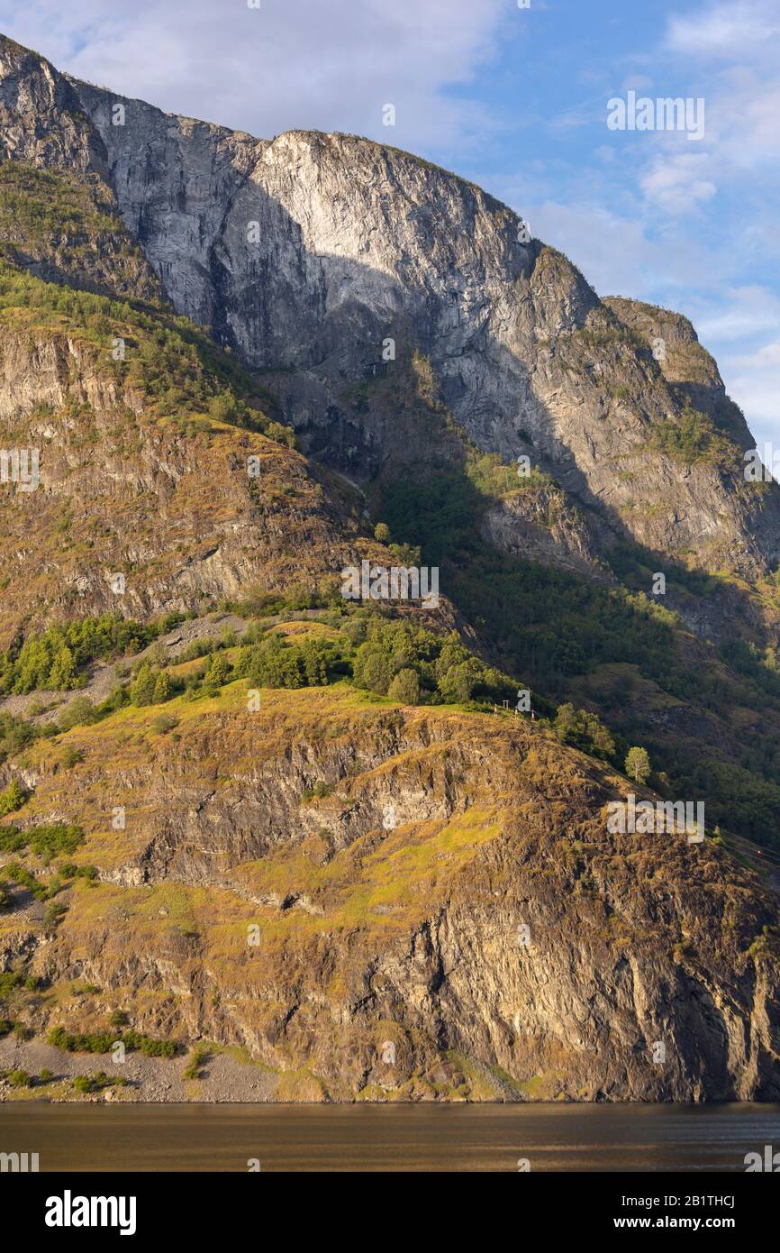 Scenic mountain fjord landscape hi-res stock photography and images - Alamy