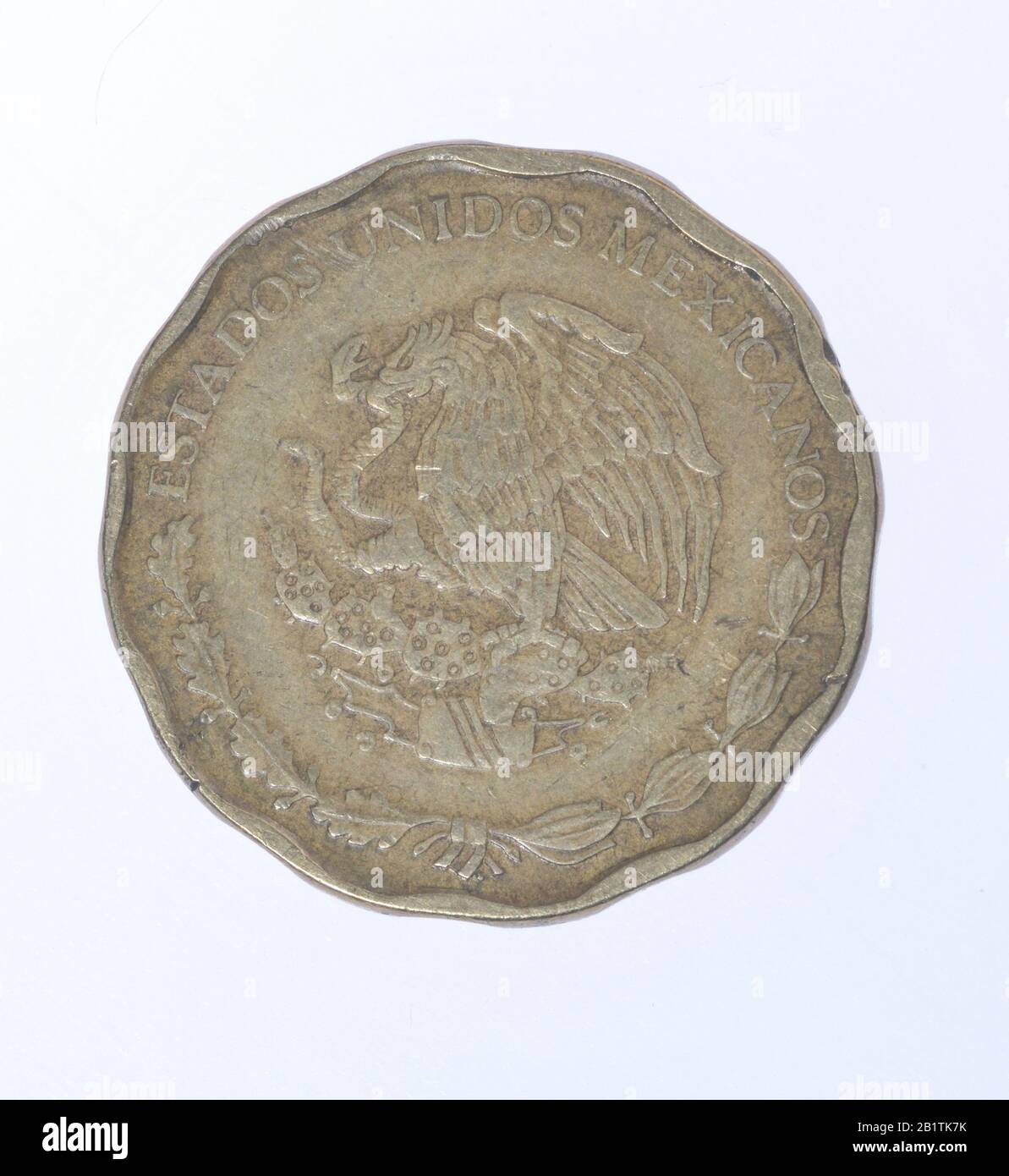 Geldmünze, 50 Centavos, Mexiko Stock Photo
