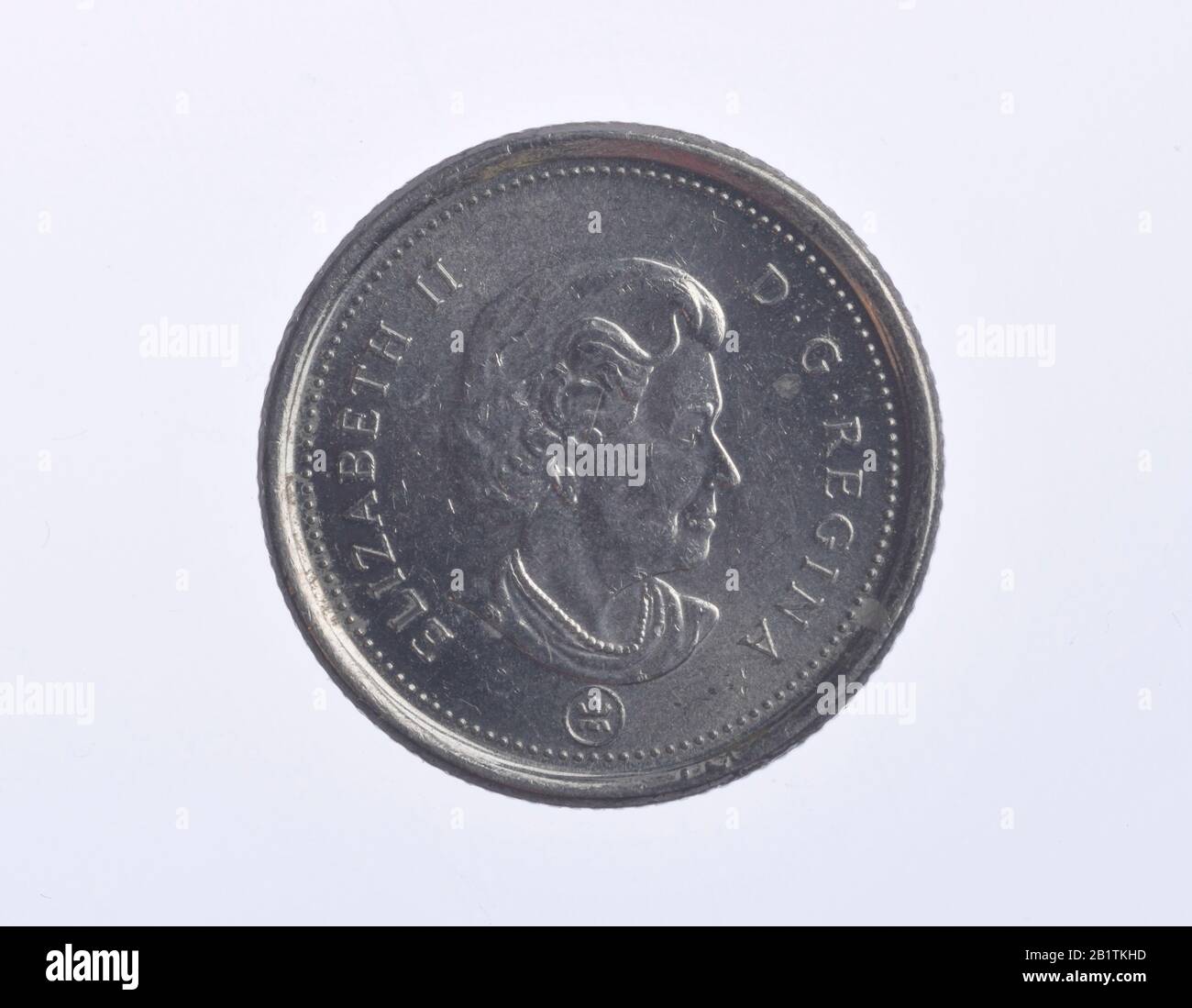 Geldmünze, 10 Cents, Kanada Stock Photo