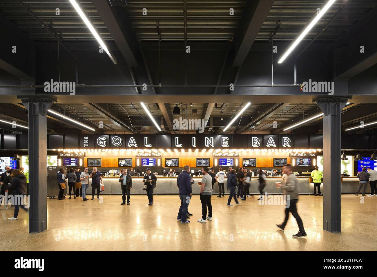Goal Line Bar, Europe's longest. The New Tottenham Hotspur Stadium
