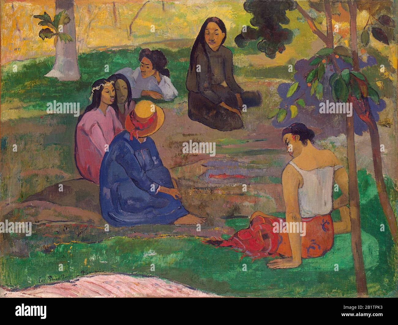 19th Century Painting by Paul Gauguin - Very high resolution and quality  image Stock Photo - Alamy, image size:1300x1061