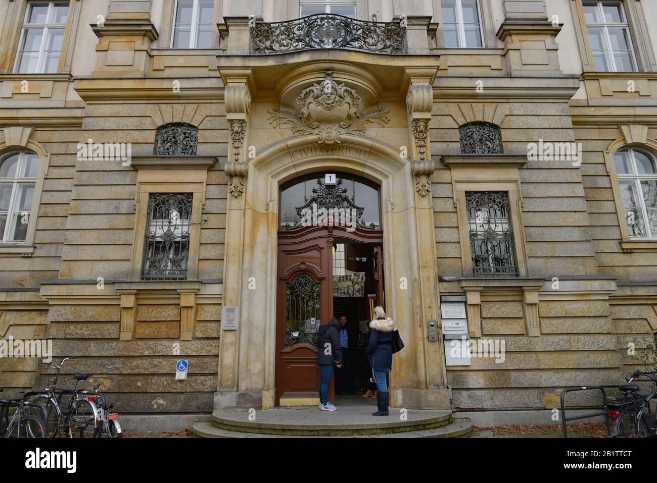 Amtsgericht, Amtsgerichtsplatz, Charlottenburg, Berlin, Deutschland Stock Photo