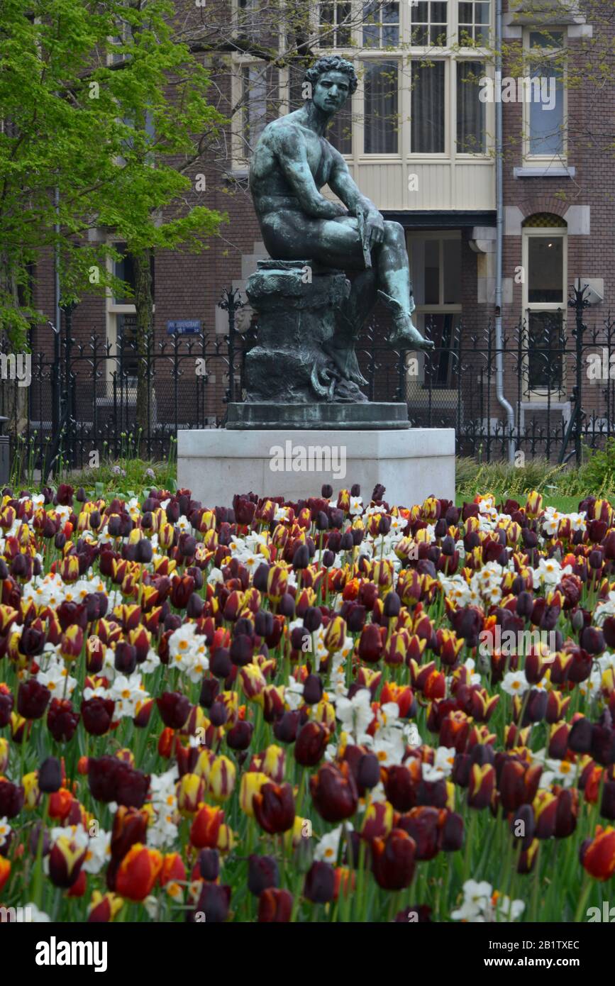 Skulpturengarten, Rijkmuseum, Museumstraat, Amsterdam, Niederlande Stock Photo