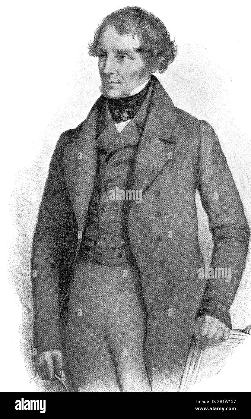 John Russell, 1st Earl Russell, 18 August 1792 - 28 May 1878, known by his courtesy title Lord John Russell before 1861, was a leading Whig and Liberal politician who served as Prime Minister of Great Britain in 1846-1852, and 1865-1866 during the early Victorian era  /  John Russell, 1. Earl Russell, war ein liberaler Reformpolitiker und unter Königin Viktoria zweimal Premierminister des Vereinigten Königreichs, Historisch, digital improved reproduction of an original from the 19th century / digitale Reproduktion einer Originalvorlage aus dem 19. Jahrhundert Stock Photo