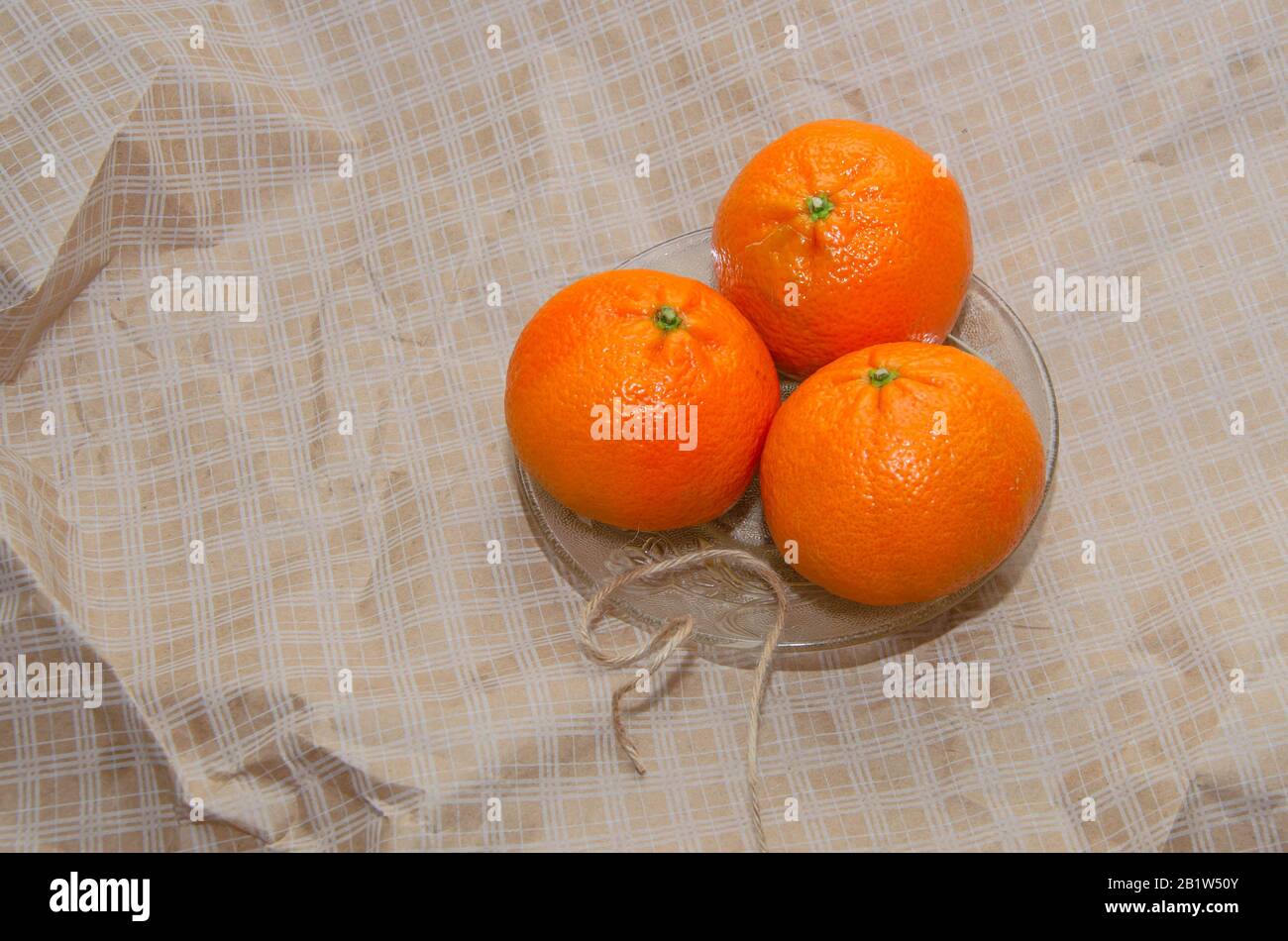 Ripe orange fresh mandarin, mandarin slices, isolated on white background Stock Photo