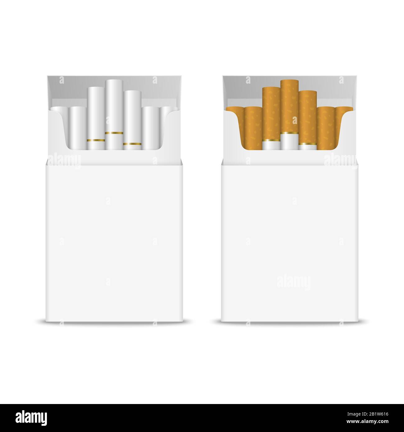 cigarette box dieline 3d mockup with box Stock Vector Dimensions of a Cigarette Pack