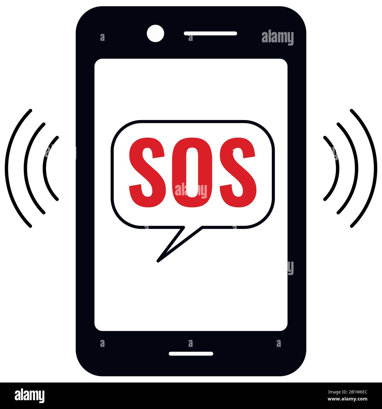 Emergency call symbol Stock Vector Images Alamy