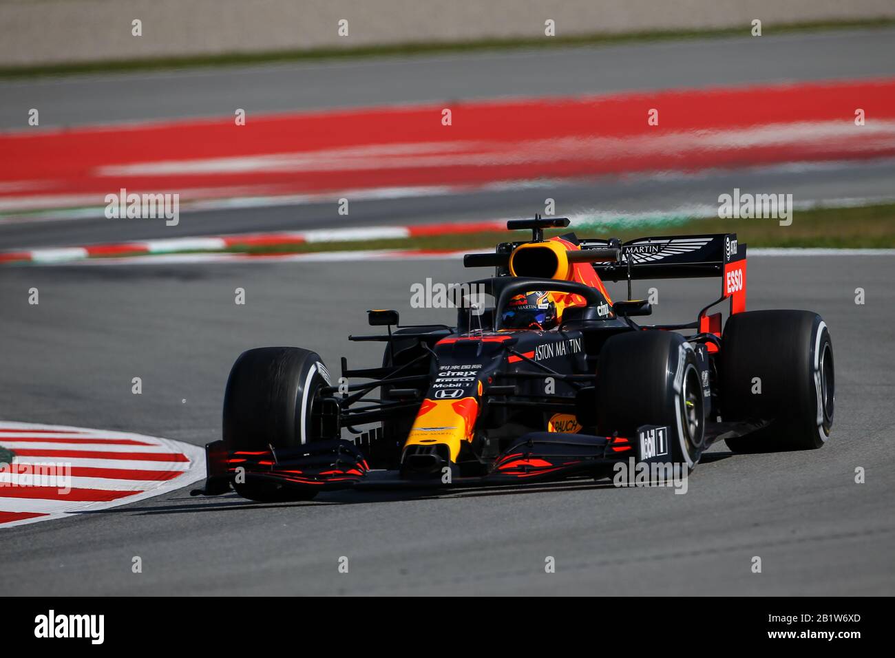 Max Verstappen of Red Bull Racing during 2020 F1 winter testing in Circuit  de Catalunya, Montmelò, Spain Stock Photo - Alamy