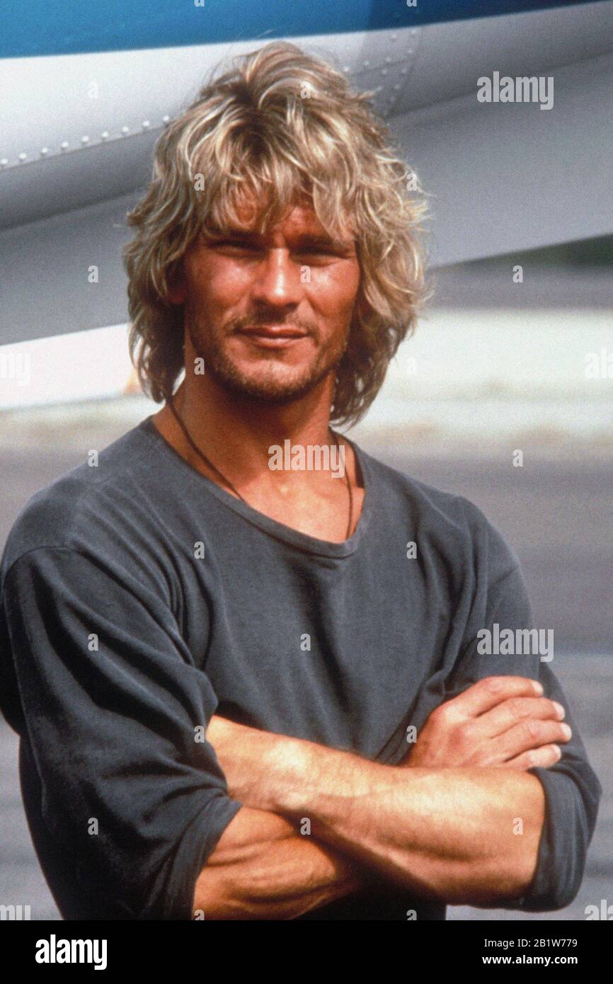 Patrick Swayze, 'Point Break' (1991) Photo Credit: Richard Foreman / 20th Century Fox / The Hollywood Archive  File Reference # 33962-296THA Stock Photo