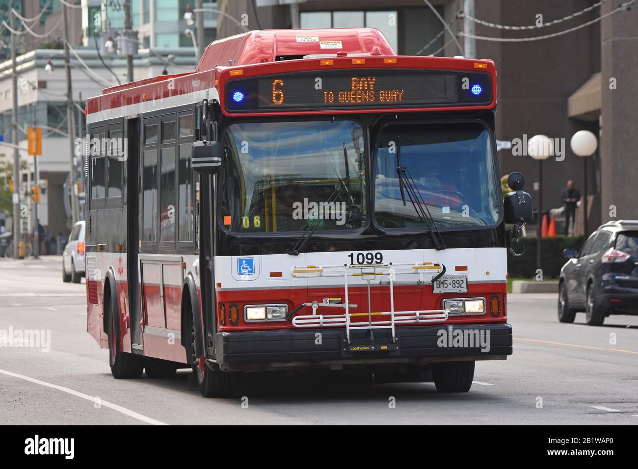 Bus, TTC ,Toronto, Canada Stock Photo