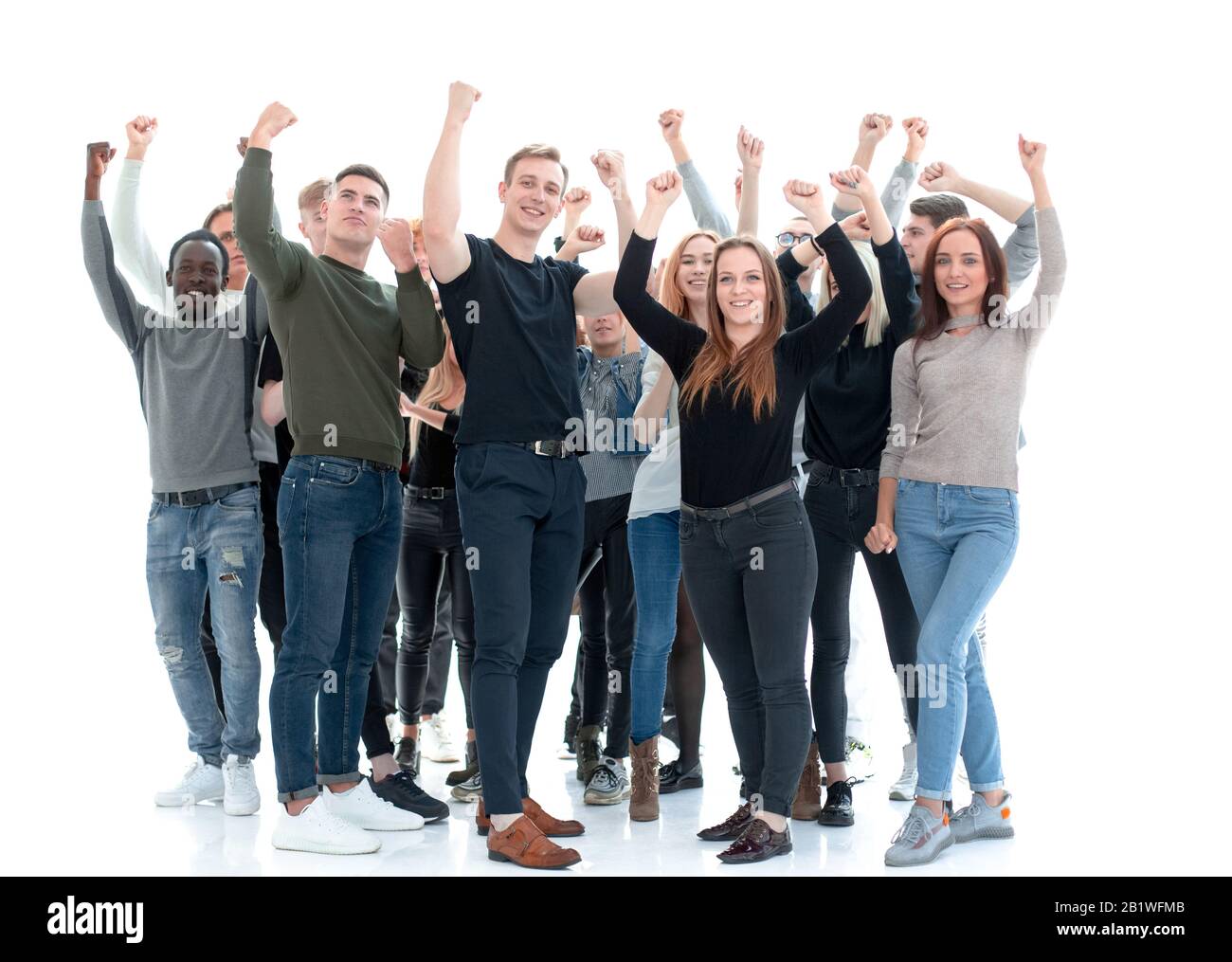 diverse group of happy young people standing together Stock Photo - Alamy