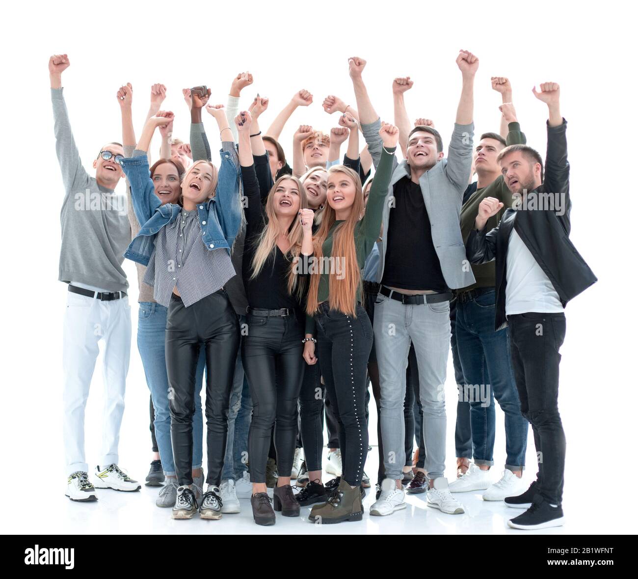 diverse group of happy young people standing together Stock Photo - Alamy