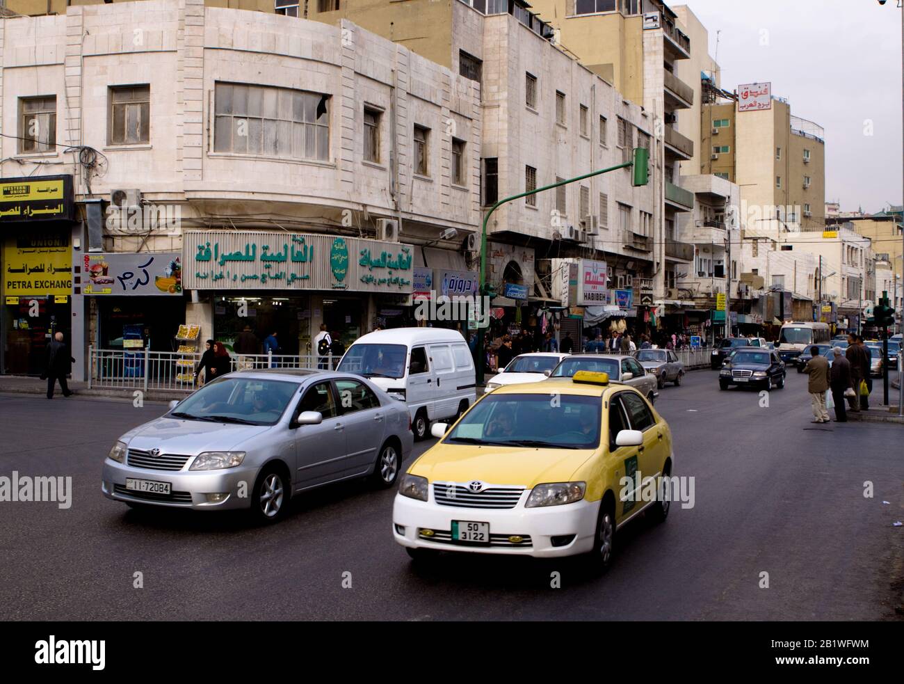 Traffic in Amman Jordan Stock Photo Alamy