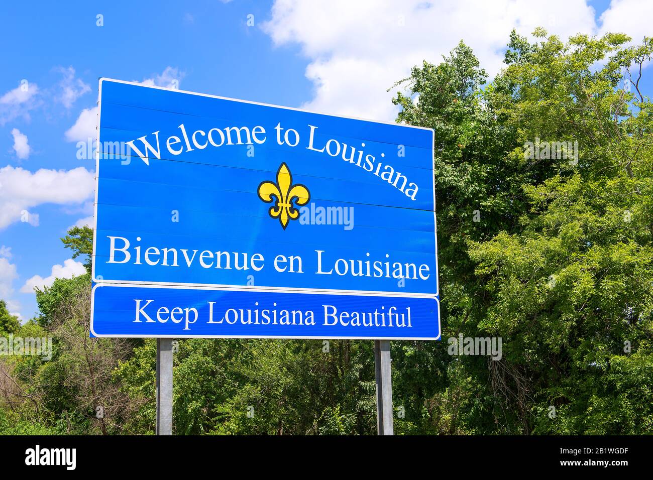 Louisiana road sign hires stock photography and images Alamy