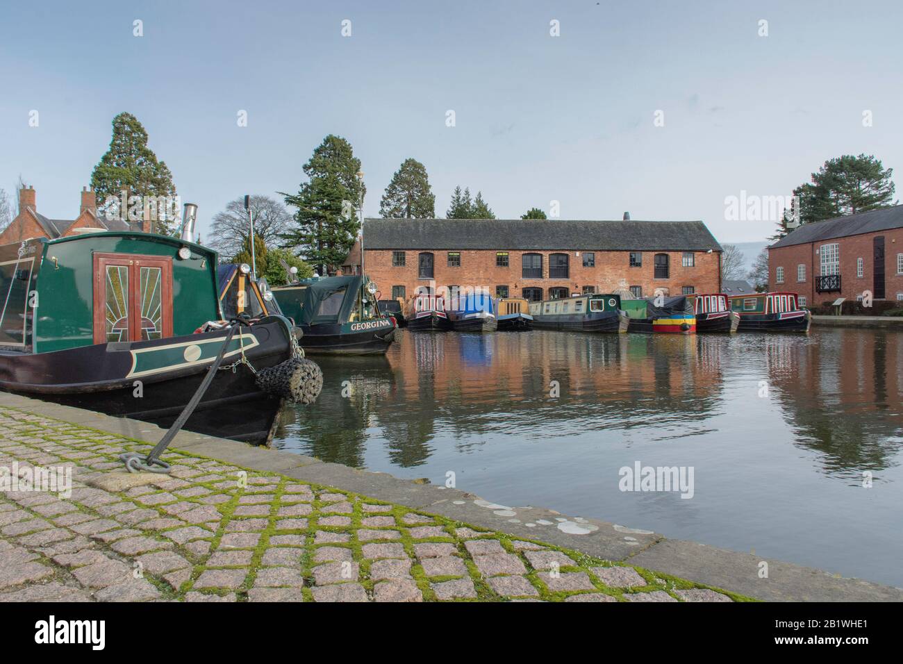 Union Wharf Market Harborough Leicestershire Stock Photo Alamy